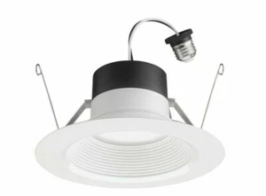 Juno Contractor Select 65BEMW HL 6 in. LED White Baffle Recessed Light Trim - Picture 1 of 5