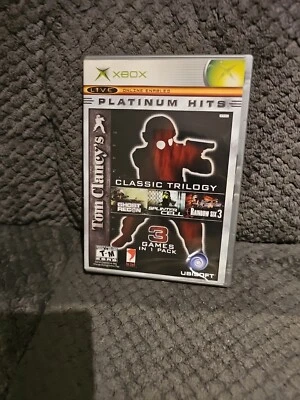 Tom Clancy's Classic Trilogy Ghost Recon Rainbow Six Splinter Cell Xbox Complete - Image 1 of 3