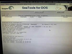 SEAGATE ST340014A 9W2005-399 100391036 40GB 7200RPM IDE H/D - Picture 1 of 9