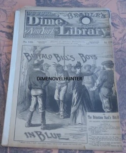 FRANK POWELL BUFFALO BILL CODY 1894 BEADLES NEW YORK DIME LIBRARY 830 DIME NOVEL - Picture 1 of 2