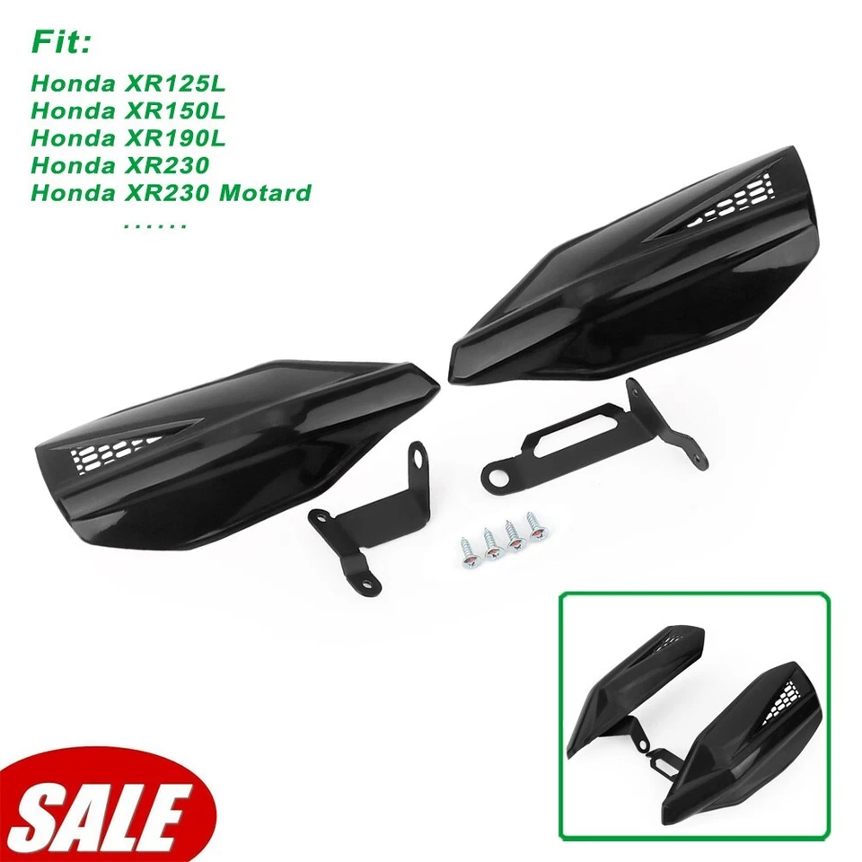 Protector de manos negro para HONDA XR150L/190L/250L/400R/600R/650L Foto 1 de 4