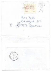 103111 - Beleg - Wil 20.1.1993 nach Spoozheim - Picture 1 of 1