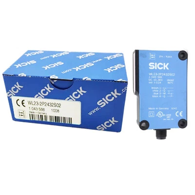 New In Box SICK WL23-2P2432S02 Photoelectric Retro-reflective Sensor - Image 1 of 4