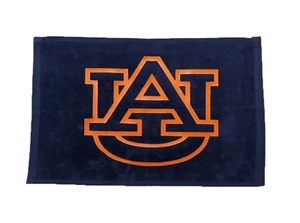 Auburn Tigers Navy Rally Towel Orange Vinyl Logo 11" x 18" Football Tailgate - Picture 1 of 1