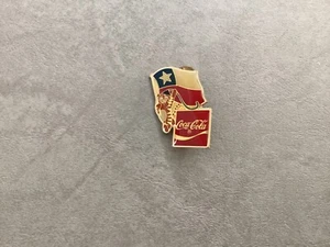 Chile 1988 Summer Olympic Games Coca-Cola Hodori Tiger Flag Pin-NEW - Picture 1 of 2