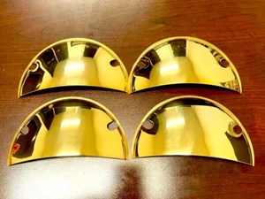 Chevrolet 1958-1970 chapado en oro 24k faros media luna cubiertas 5 3/4 - Imagen 1 de 1