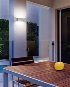 Trigg applique LED 14w argento biemissione IP54 rettangolare - Foto 1 di 3