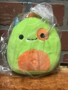 Juguete de peluche Squishmallows Kaprina Fluoro Green Monster Halloween Squad 5" 2022 nuevo con etiquetas - Imagen 1 de 2