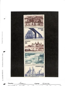 Sweden, Postage Stamp, #928-932 Mint NH, 1972 Horse, Ship, Bridge (BB) - Picture 1 of 1
