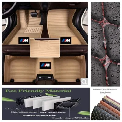 Car Floor Mat Rug Trunk Carpet Pad Fit BMW 1 2 3 4 5 6 7 8 i iX M X XM Z Custom - Image 1 of 4