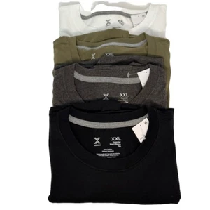 Xersion Bundle Lotto 4 Magliette Uomo Senza Etichetta Leggere Girocollo Taglia XXL NUOVE! - Foto 1 di 16