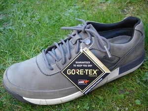 Clarks WATERPROOF Johto Lace GTX Grey Nubuck Leather Shoe Men UK-8 G EU-42 M - Bild 1 von 6