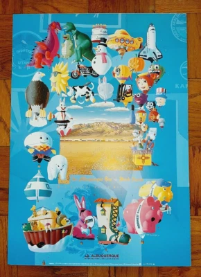 1996 Albuquerque Int'l Special Shape Balloon Fiesta Poster Lmtd Ed. #d Print - Image 1 of 4
