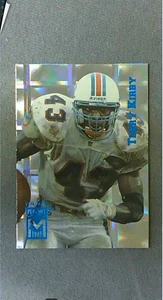 1995 Playoff Prime Mini #63 Terry Kirby Dolphins - Picture 1 of 2