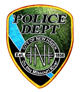 NEW HAVEN MISSOURI Sheriff Police Patch MO RIVER THIN BLUE LINE CITY SEAL - Picture 1 of 1