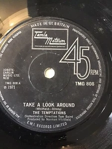 The Temptations - Take Look Around / Smooth Sailing From Now On - M- - Picture 1 of 2