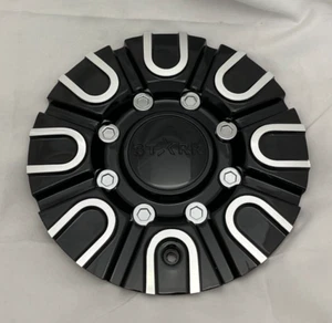 Starr Alloy Wheels Risk 112 Black and Machined Wheel Rim Center Cap 112S200 - Picture 1 of 2