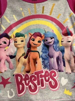 GIRLS MY LITTLE PONY-BESTIES /2-Pc. PJ SET ~ SIZE 4 - Image 1 of 4