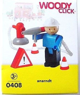 HAPE INTERNATIONAL LTD. Woody Click 0408 Feuerwehr Figur Set von HaPe Ltd.