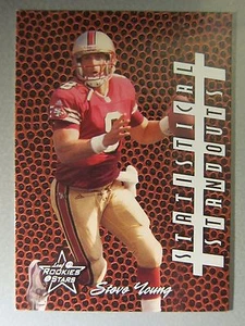 *0710/1250* 1999 Leaf Rookies and Stars Estadísticas Destacadas #SS25 Steve Young - Imagen 1 de 2
