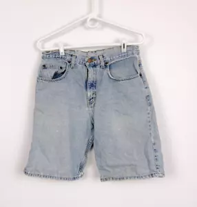 Vintage 90s Arizona Light Wash Jeans Denim Shorts Grunge Destroyed Size 32 - Picture 1 of 6