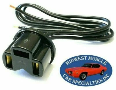 Head Light Lamp Bulb Wiring Socket Sealed Low / High Beam 3 Prong GM GMC D50 - Image 1 of 4