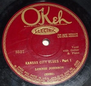Lonnie Johnson - Kansas City Blues (Shellac, 10") (sehr gut (sehr gut)) - 3658010808 - Bild 1 von 2