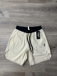 Rhone Invictus Ripstop Shorts Mens Beige 7'' Inseam Unlined Athletic Run Small - Picture 1 of 11