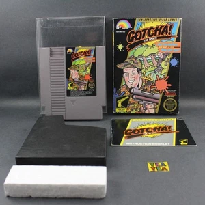 Gotcha The Sport Nintendo NES CIB Complete Cart Sleeve Manual Styropor Tested - Bild 1 von 9