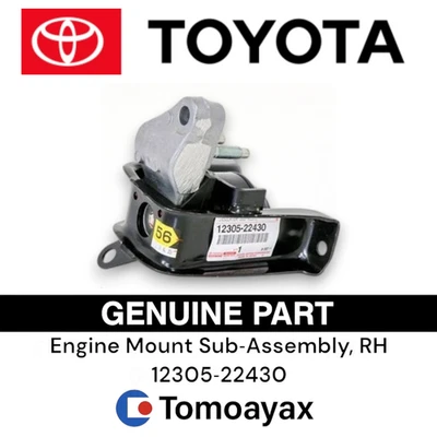 12305-22430 Toyota Corolla/Altis Engine Mount RH Genuine OEM Part From Japan - Image 1 of 4