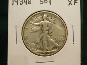 1934 S   Walking Liberty Half    Item # 8505 - Picture 1 of 2