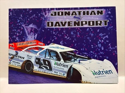 Джонатан Дэвенпорт грязь поздно модель гонки открытка - Изображение 1 из 2