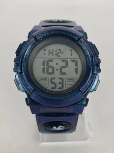 Skmei 45mm Blue Sparkle Digital Alarm Chrono Quartz Watch w/Band & Battery - Picture 1 of 8