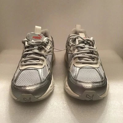 Puma Milenio Tech Athletic Sneaker Shoe Women's 7.5 Cool Light Vapor Gray Silver - Image 1 of 4