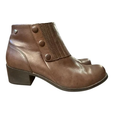 Ariat Spat Boot Brown Leather Women size 8 - Image 1 of 4