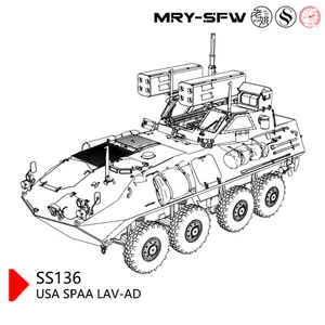 SSMODEL SS87136 1/87 Military Model USA SPAA LAV-AD WOT - Picture 1 of 3