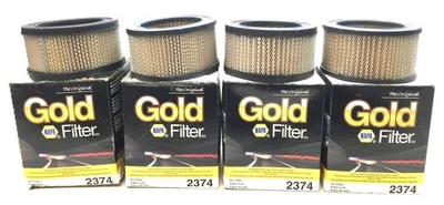 Filtro de aire Napa Gold 2374 [Lote de 4] Nuevo de Lote Antiguo Foto 1 de 4