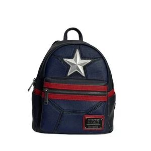 Loungefly Marvel x Captain America Cosaplay Mini Rucksack Neu mit Etikett - Bild 1 von 6