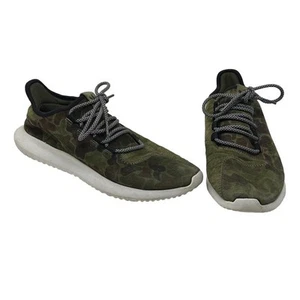 Adidas Tubular Shadow Green Camouflage Running Sneakers Shoes Men Size 8 - Picture 1 of 8