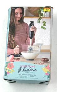 Something Fabulous Craft Immersion Blender 500 Watt Black - Picture 1 of 6