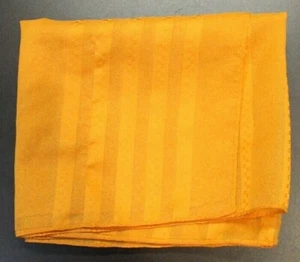 Sciarpa rettangolare trasparente arancione senza marchio stile trasparente con strisce solide - Foto 1 di 3