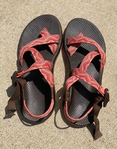 Chaco Z/2 Sandals Water Sport Shoes Adjustable Pink Red Brown Yampa Womens Sz 9 - Picture 1 of 4
