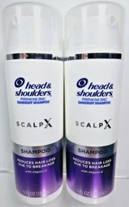 2 Head Shoulders Zinc Dandruff Shampoo Scalp X Reduce Hair Loss NEW - Picture 1 of 4