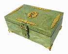 oliwkowa zielona serpentyna puszka puszka pudełko pudełko afgańskie shahmaqsud jadeit 21/C