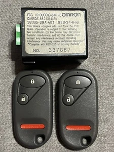 Honda Keyless Entry Module + 2 Remote Paired / Plug In Play Element Civic Crv - Picture 1 of 1