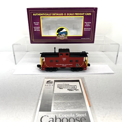 MTH Premier 20-91032 Delaware & Hudson Steel Caboose #35802 O New D&H - Image 1 of 4