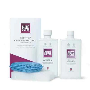 Kit Completo Manutenzione Cappuccio Tessuto Autoglym Pulisci e Proteggi Auto Cabrio - Foto 1 di 24
