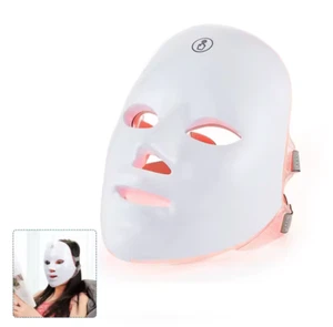 Maschera LED 7 Colori per Viso Wireless – Anti-età, Lifting, Ringiovanente - Imagen 1 de 4