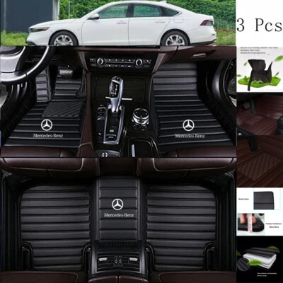 For Mercedes Benz All Models Auto Custom Liner Carpets Car Floor Mats Waterproof Foto 1 de 4