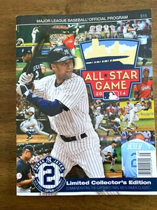 2014 MLB All Star Program Derek Jeter Edition Target Field Minnesota - Picture 1 of 3
